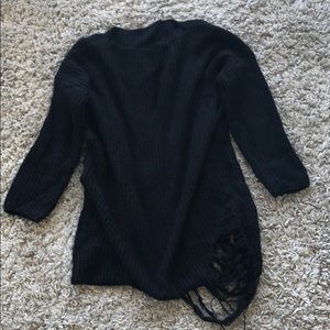 Black Long Sweater